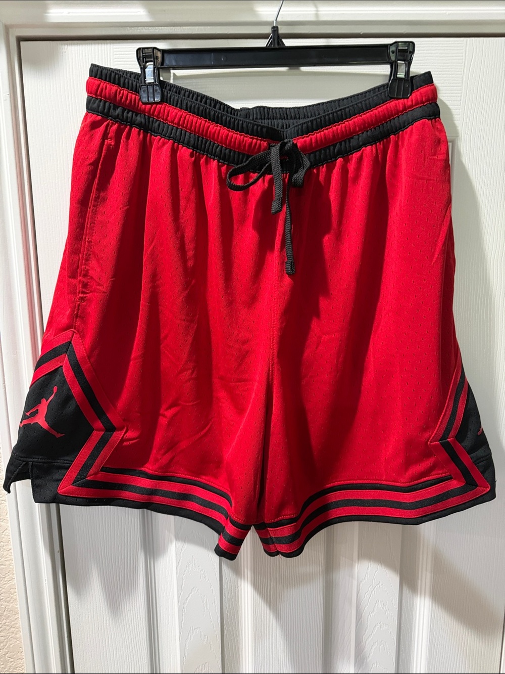 Jordan Red & Black Athletic Basketball Shorts